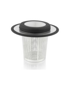 Tea filter with coaster