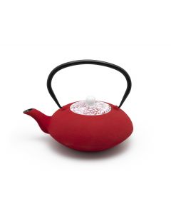 Yantai teapot 1.2L red