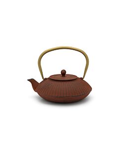 Teapot Linhai 1.1L cast iron brique