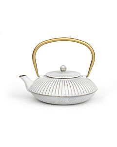 Teapot Linhai 1.1L cast iron white