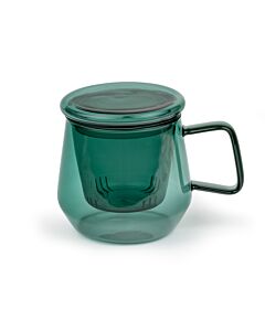 Tea for one Livorno glass jade green 290ml