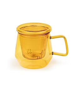 Tea for one Livorno glass amber 290ml
