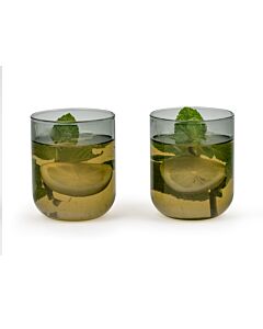 Glass Padua grey 400ml s/2