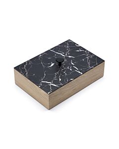 Teabox 6 compartments with marble top