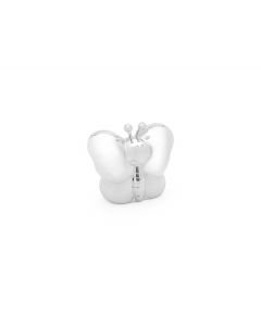 Money box Butterfly silver colour