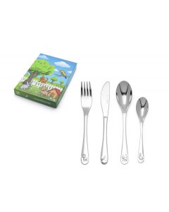 Children's cutlery 4-pcs Pets s/s