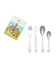 Children's cutlery 4-pcs Knights and princesses s/s