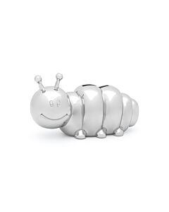 Money box Caterpillar silver colour