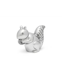 Money box Squirrel silver colour