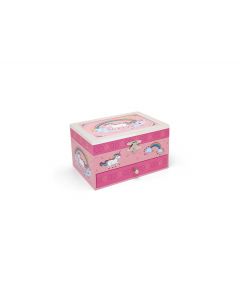 Jewelry box unicorn with rim sp/l