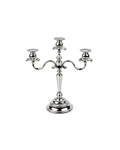 Candle holder Classic 3 branches silver colour