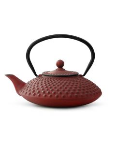 Teapot Xilin 1,25L cast iron red