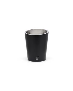 Champagne cooler double walled matt black