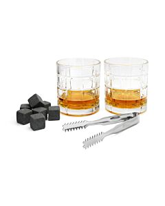 Giftset Whiskey (glasses, ice cubes,tongs)