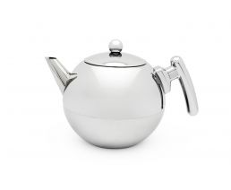 Teapot Bella Ronde 1.2L flat, chrom. fitt.