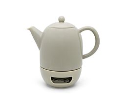 Tea set Viborg 1.2L with warmer warm grey