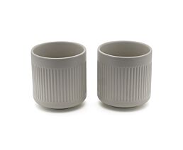 Tea mug Skagen light grey s/2