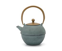 Teapot Sakura 1.2L cast iron blue