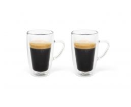 Double walled glass espresso 100ml s/2