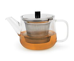 Teapot Merano 1.1L glass with filter s/s