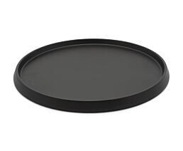 Serving tray round bamboo black Ø35x2cm