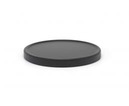 Coaster bamboo black