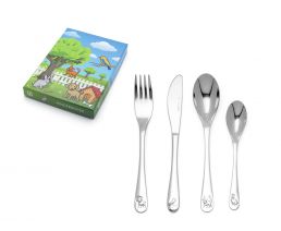 Children's cutlery 4-pcs Pets s/s