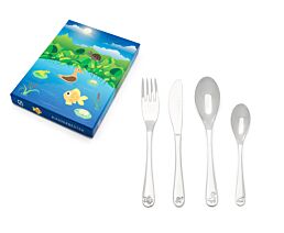 Children's cutlery 4-pcs Water life s/s