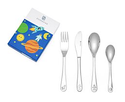 Children's cutlery 4-pcs Space s/s