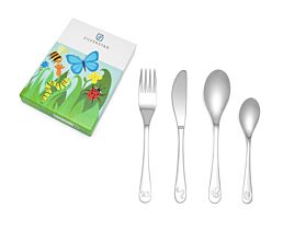 Children's cutlery 4pcs Nature friends s/s