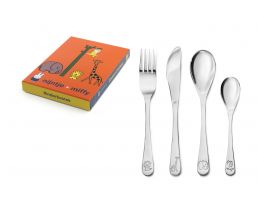 Children's cutlery 4-pcs Miffy Zoo s/s