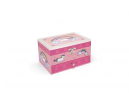 Jewelry box unicorn with rim sp/l