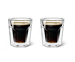 Double walled glass Espresso 100ml s/2