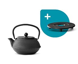 Teapot Jang 0.8L cast iron black