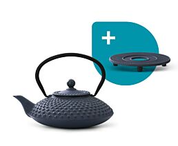 Teapot Xilin 1,25L cast iron blue
