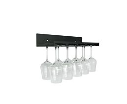 Wine rack black, hanging