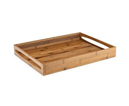 Tray M 47,5x35x6cm dark bamboo