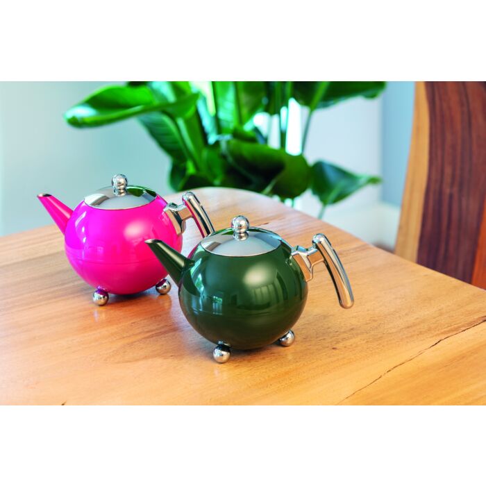 donker benzine Verzadigen Teapot Duet Bella Ronde 1.2L Dark Magenta