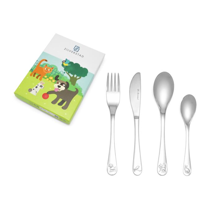 Children's 4 piece cutlery. Bunnys Children's 4 piece cutlery. Bunnys
