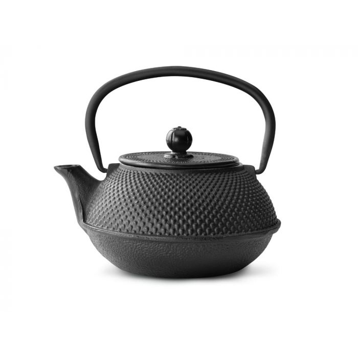 Black Cast Iron Teapot