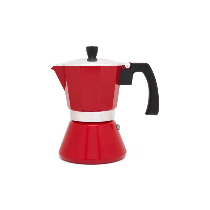 een vuurtje stoken knijpen Prehistorisch Espresso maker Tivoli 6 cups red